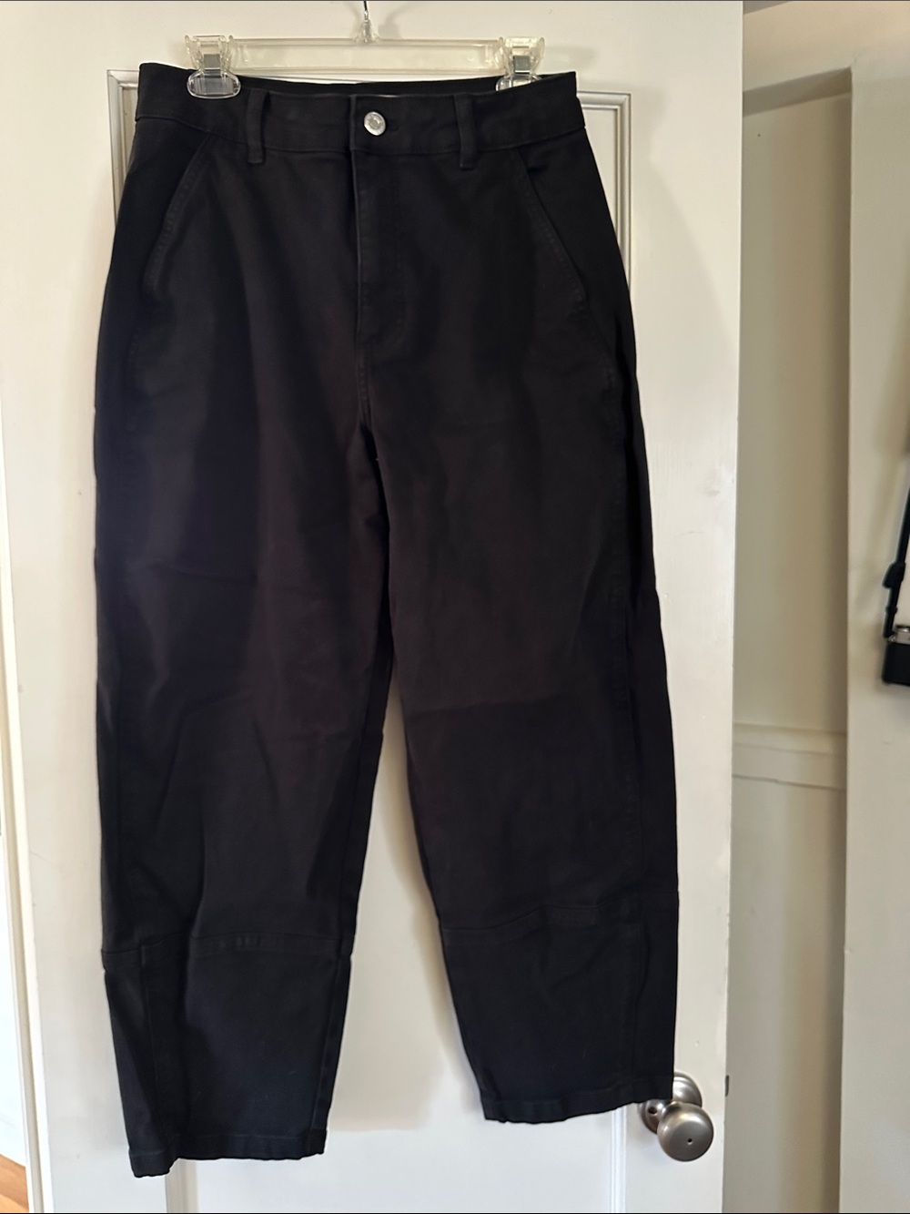 Everlane Black Utility Barrel Pant
